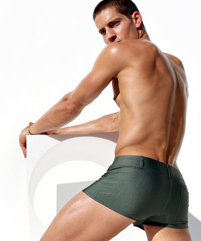 RUFSKIN® SWIMWEAR SEBASTIEN METALLIC ARMY