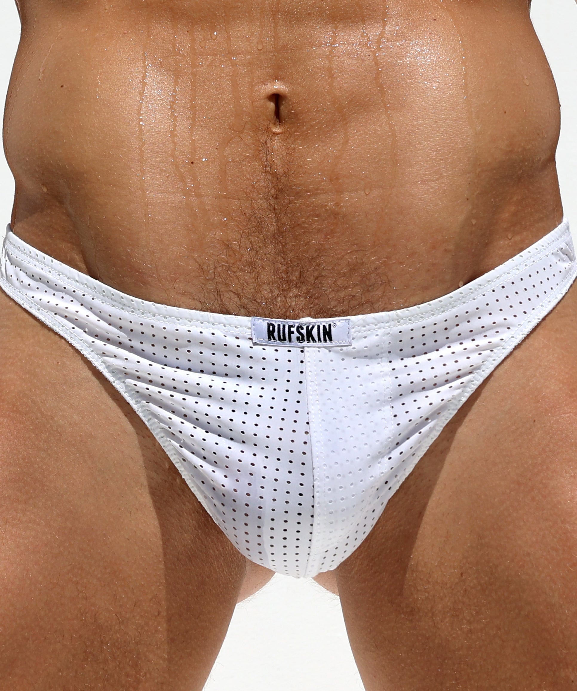 RUFSKIN ADRIAN WHITE PERFO-MESH THONG 5