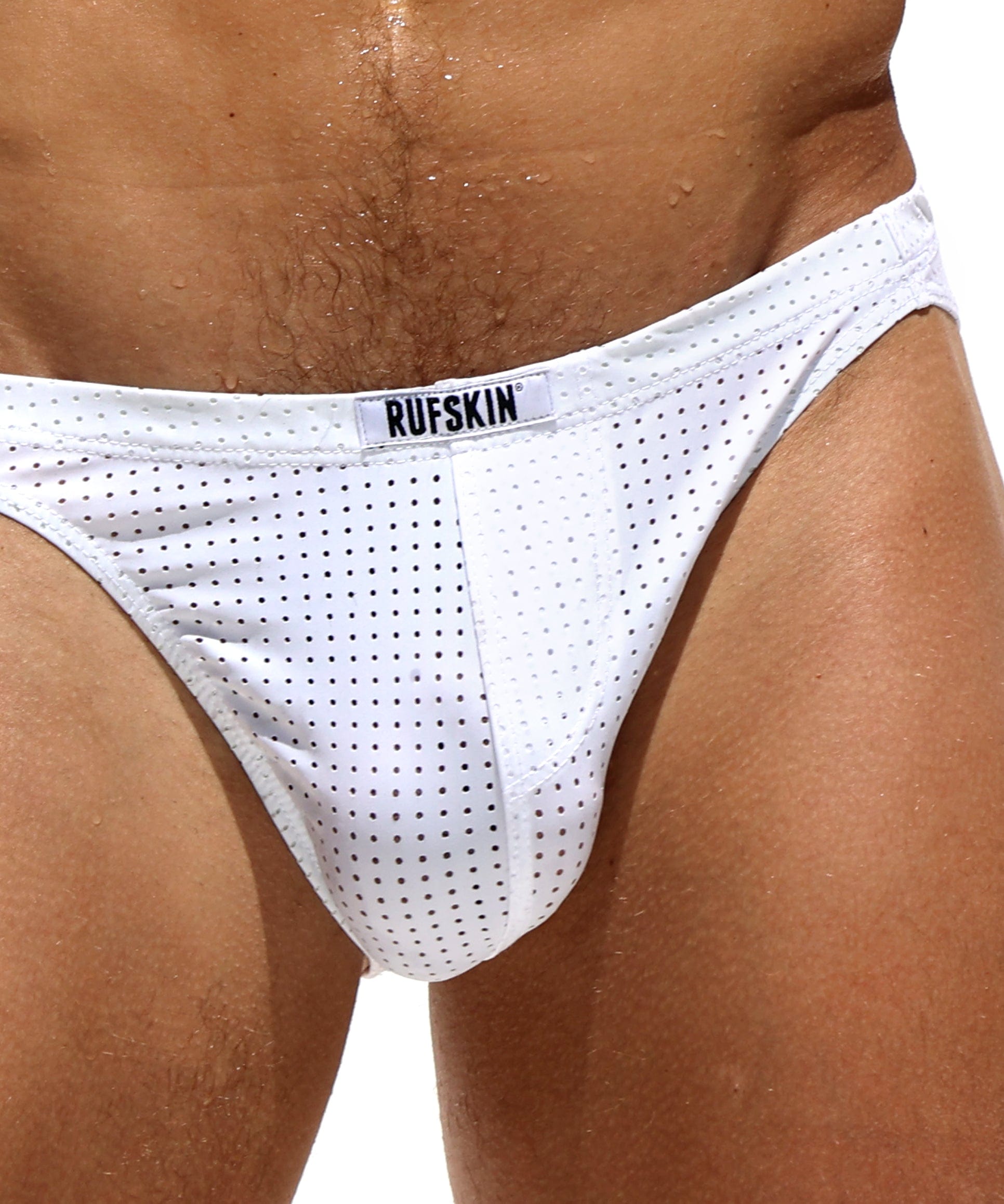 RUFSKIN HAYDEN WHITE PERFO-MESH JOCKSTRAP 7