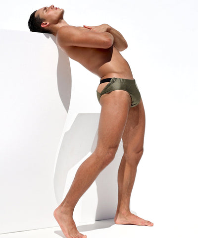 RUFSKIN® SWIMWEAR PIETRO BURNT OLIVE