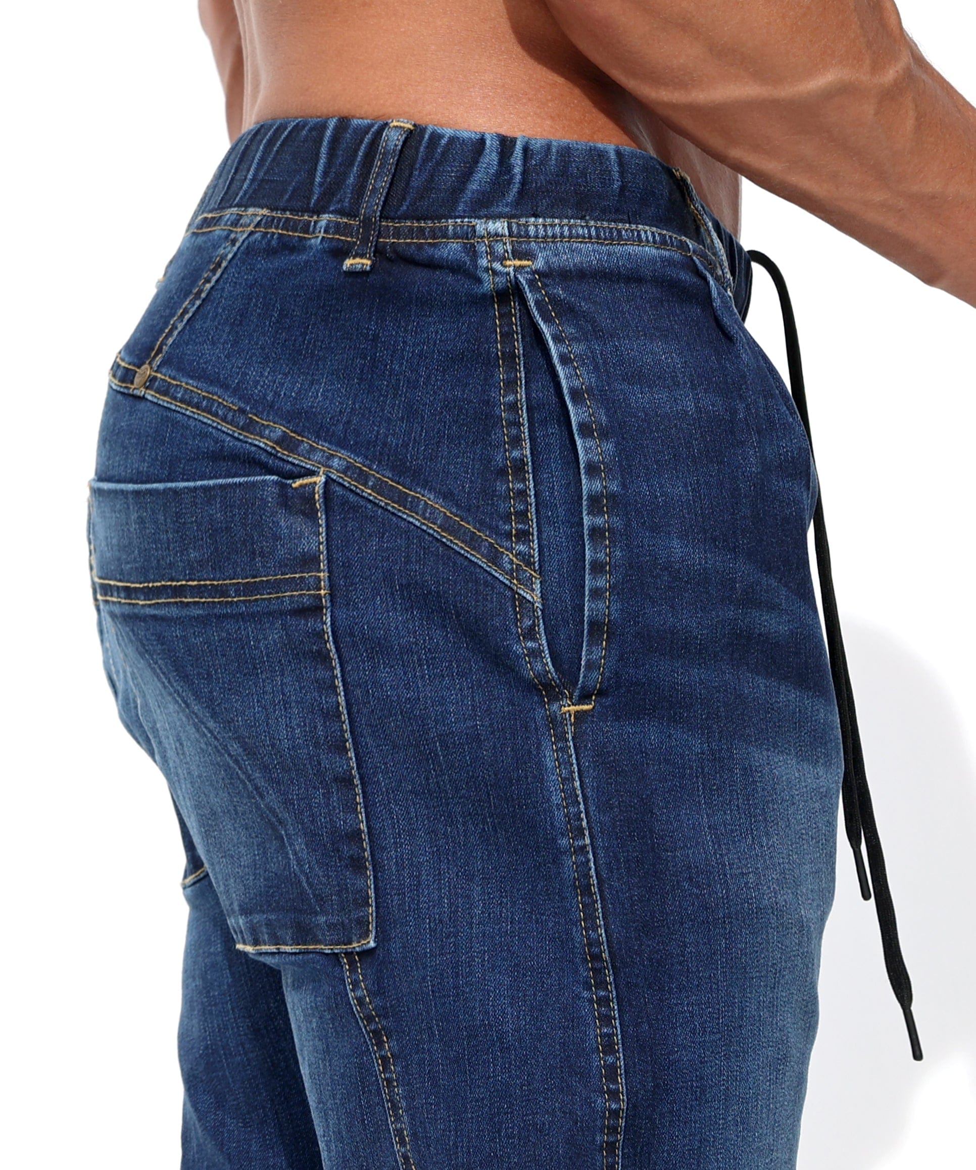 RUFSKIN® DENIM SADDLE DARK DISTRESSED