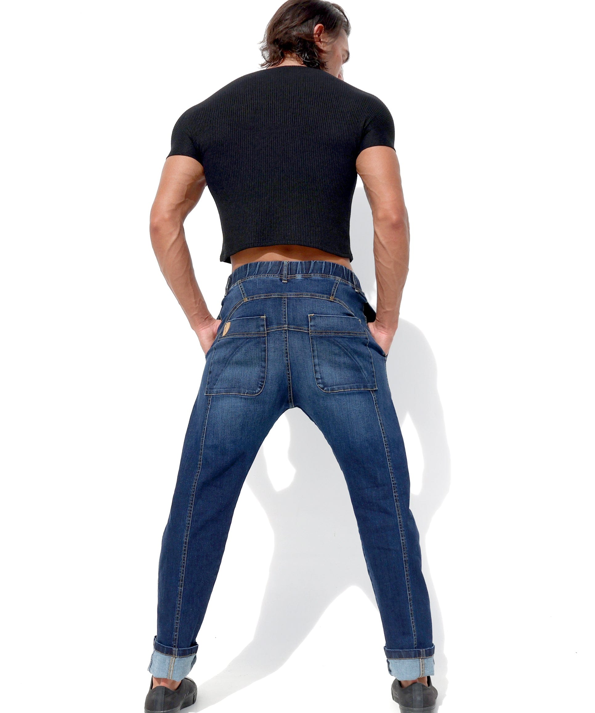 RUFSKIN® DENIM SADDLE DARK DISTRESSED